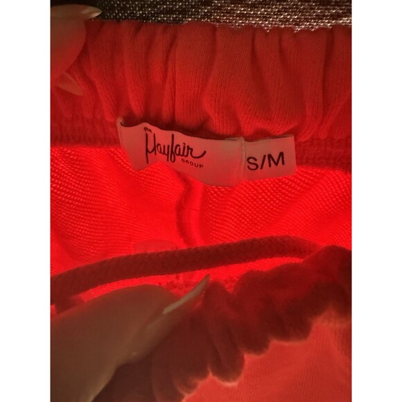 The Mayfair Group Sweatpants Set 444 Connection Fleece Red - Picture 3 of 4